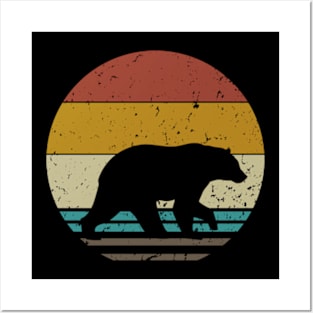 Bear Sunset Shirt / Bear Shirt / Bears Gifts / Bear Lover Gift / Retro Vintage / Animal Lovers / Grizzly Bear / Panda Polar Tank Top Hoodie Posters and Art